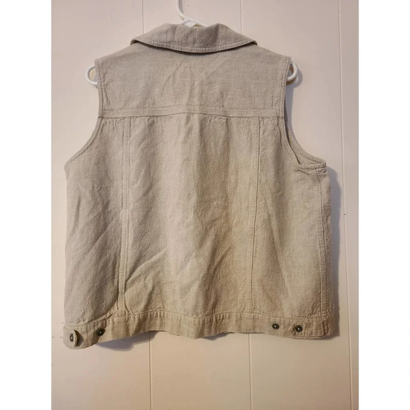 Disney Vest XL Sleeveless Button Up Collared Winnie The Pooh pockets (AG) - Picture 6 of 6